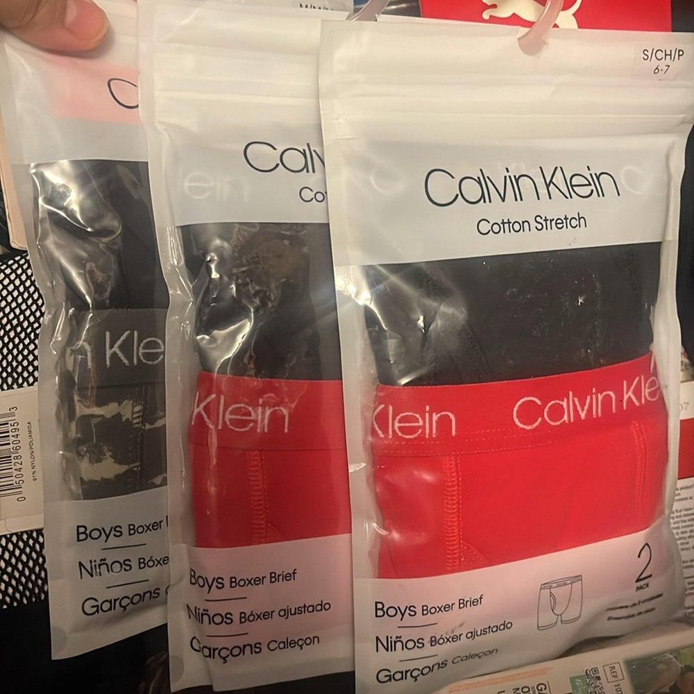 Calvin Klein boys boxer briefs